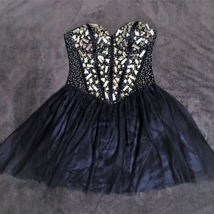 Bee Darlin navy cocktail dress